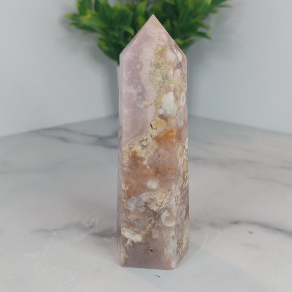 Flower Agate Tower | Growth • Passion • Inner Bloom - Picture 7 of 9